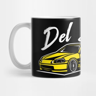 JDM Yellow Del Sol Legend Vintage Style Mug